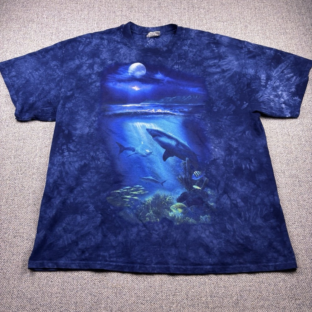 VTG Great White Shark T Shirt Discovery Channel Store Made USA Tag Men's Sz XL